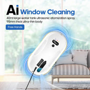 Household electric window automatic water spray cleaning robot