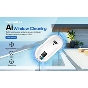 Household electric window automatic water spray cleaning robot