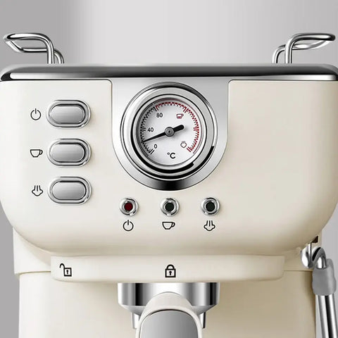 Houselin Professional 20-Bar Espresso Coffee Machine with Milk Frother