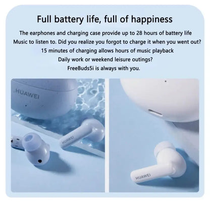 Huawei Dynamic Noise Cancellation Free-buds 5i Wireless Headphone laurichshop