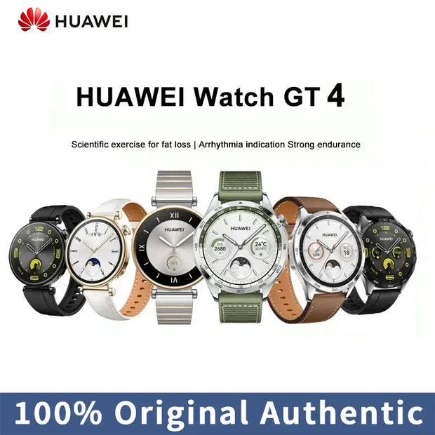 Huawei GT4 Smart Watch Blood Oxygen Monitor Phone Call Heart Rate GPS Tracker.