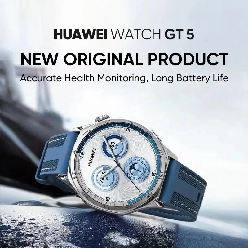 Huawei GT5 Smartwatch With Buit-in Map, Compatible With iOS And Android laurichshop