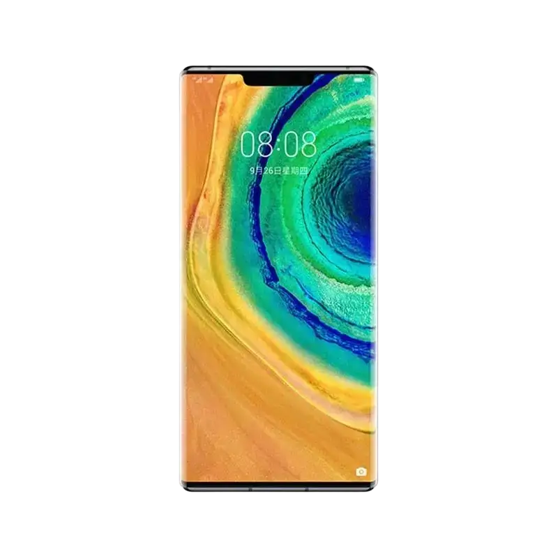 Huawei Mate 30 Pro smartphone with triple rear camera and sleek curved display