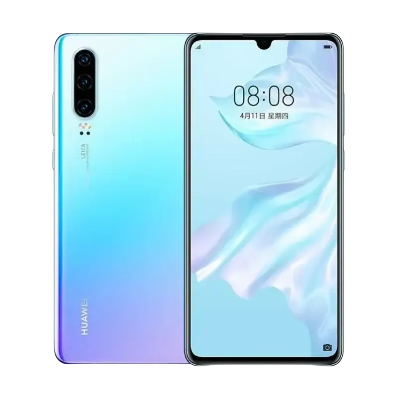 Huawei P30 triple rear camera 40MP lens close-up