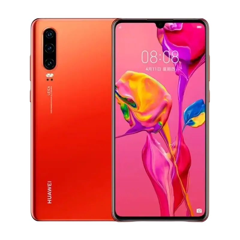 Huawei P30 smartphone 6.1 inch OLED display front view