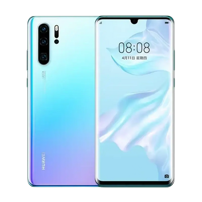 Huawei P30 Pro smartphone with triple rear camera and 4200mAh battery capacity