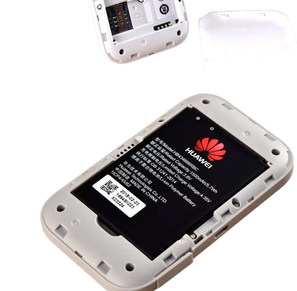 Huawei battery with red logo on white background for 150 Mbps Wi-Fi router