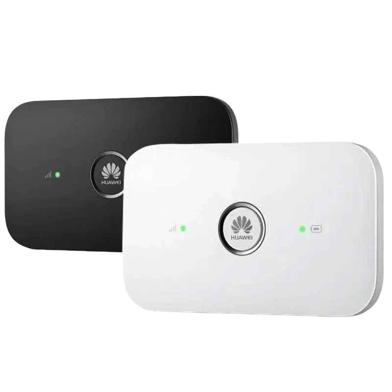 Huawei S-856 black and white portable Wi-Fi router with 150 Mbps transmission rate