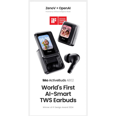 iKKO World’s First AI TWS Earbuds with Smart System &Touchscreen