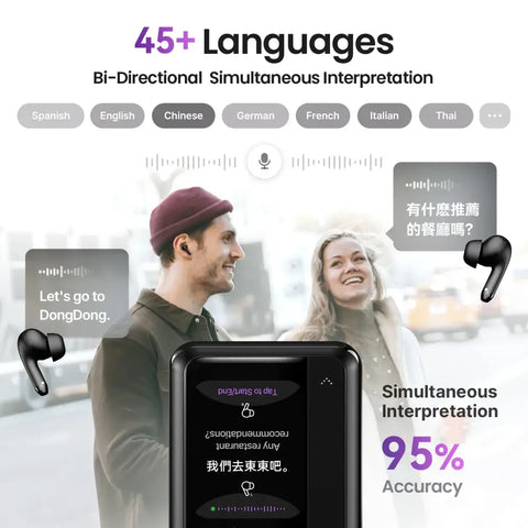 iKKO World’s First AI TWS Earbuds with Smart System &Touchscreen