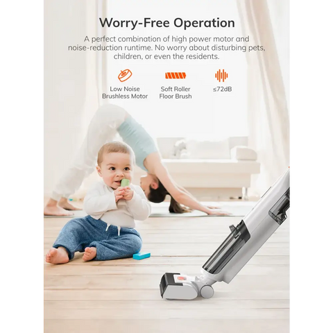 ILIFE W90 Cordless Wireless Wet Dry Smart Mop Washing