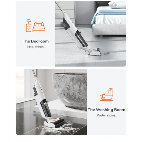 ILIFE W90 Cordless Wireless Wet Dry Smart Mop Washing