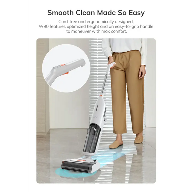 ILIFE W90 Cordless Wireless Wet Dry Smart Mop Washing