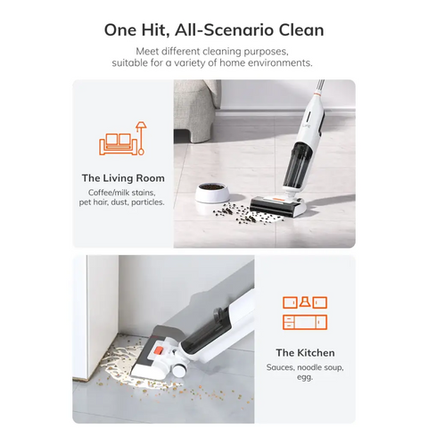 ILIFE W90 Cordless Wireless Wet Dry Smart Mop Washing