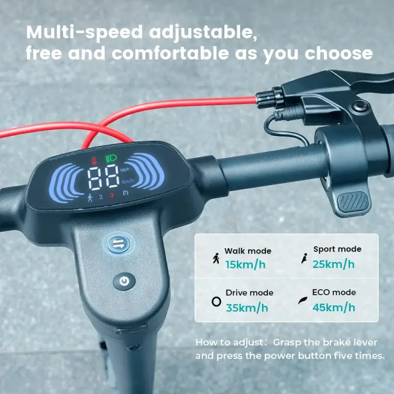 iScooter i10 Pro 800 W Max Range Powerful Electric Kick Scooter 60 km/h With USB laurichshop