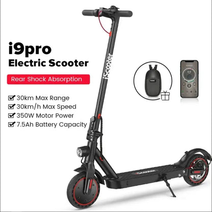 iScooter i9/i9 pro Fold-able 7.5Ah Electric Kick Scooter 350 W With APP laurichshop