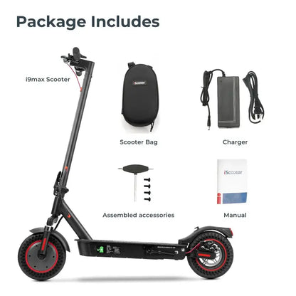 iScooter i9Max 500 W Fold-able Electric Kick Scooter 35km/h With App laurichshop