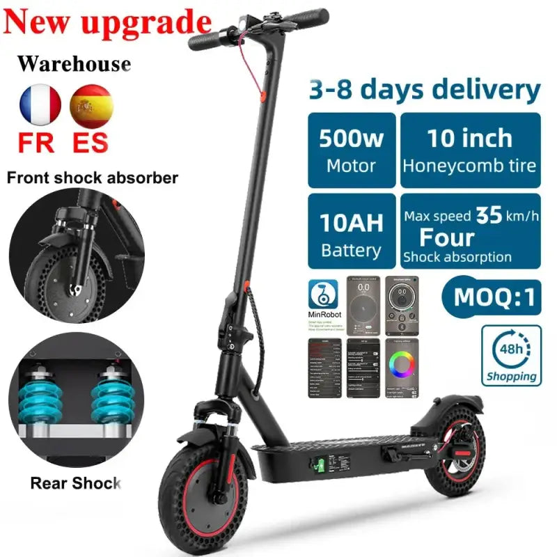iScooter i9Max 500 W Fold-able Electric Kick Scooter 35km/h With App laurichshop