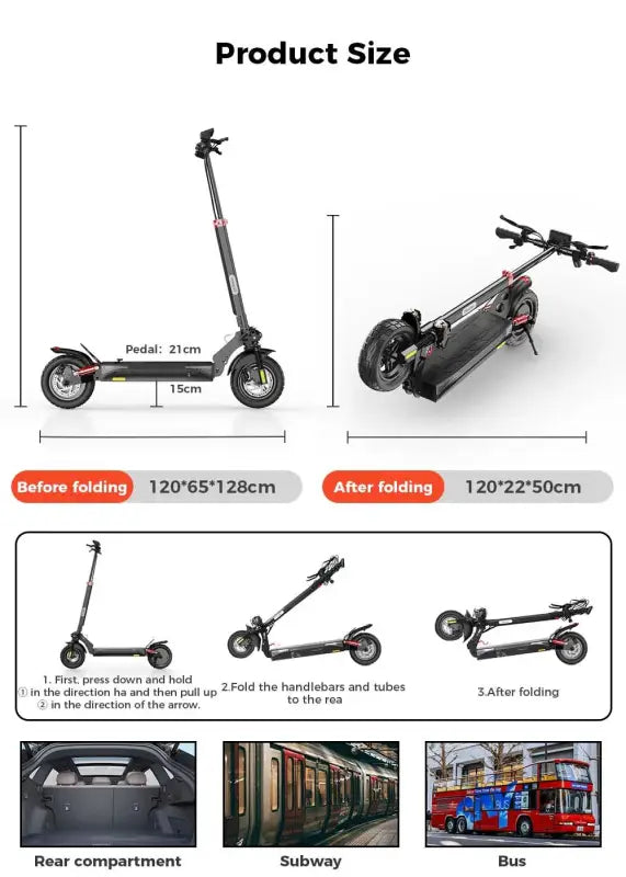 iScooter iX3 800 W Powerful Electric Kick Scooter 10 inch Tubeless 40 km/h For Adults laurichshop