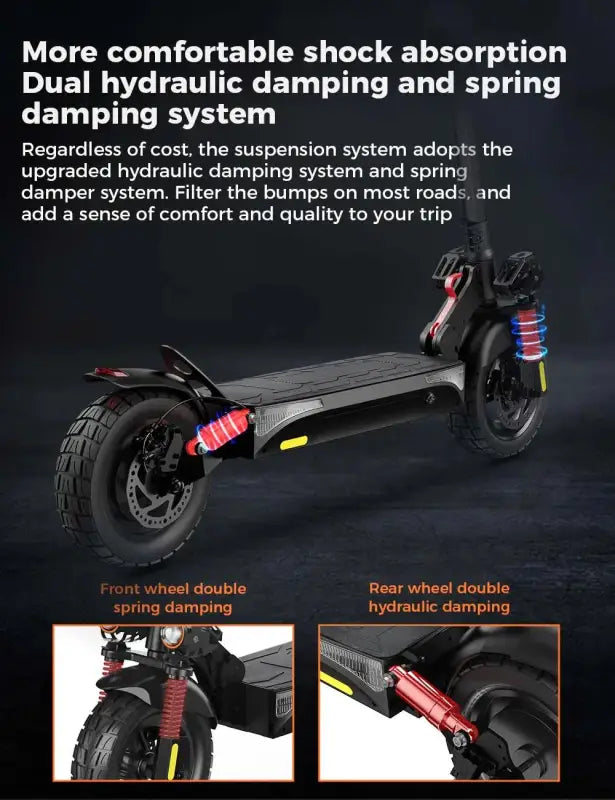 iScooter iX3 800 W Powerful Electric Kick Scooter 10 inch Tubeless 40 km/h For Adults laurichshop