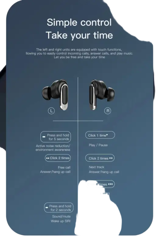 Original JBL Tour Pro 2 True Wireless Bluetooth LED