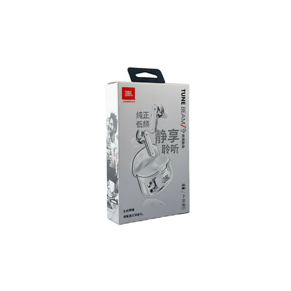 JBL Tune Beam Ghost TWS earbuds with transparent design