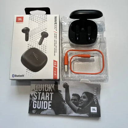 JBL Wave 300 TWS True Wireless Bluetooth Earbuds In-Ear - Black - and Speakers