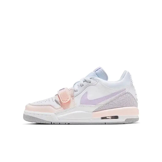 Jordan Legacy 312 Low GS Pink/Purple Sneakers - Side View

