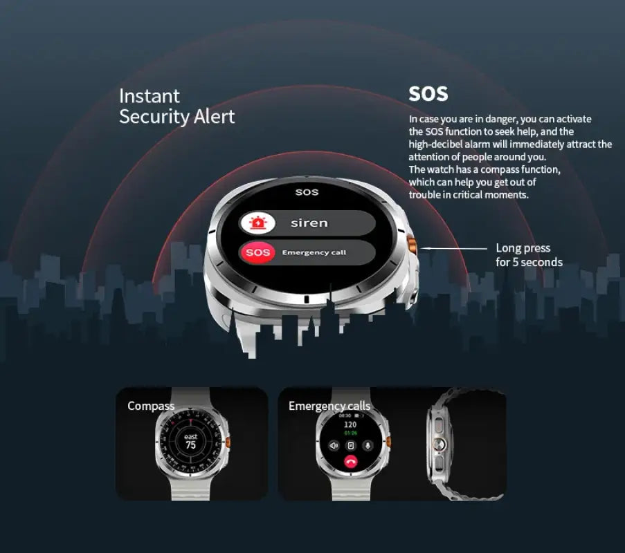 JS Smartwatch AMOLED Screen