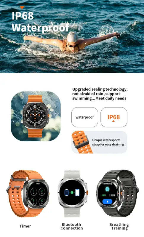 JS Smartwatch AMOLED Screen