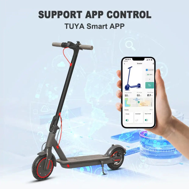 Juicease 16 KM Waterproof Electric Scooter For Adults 350 W - 7.5AH 16KM Range TUYA