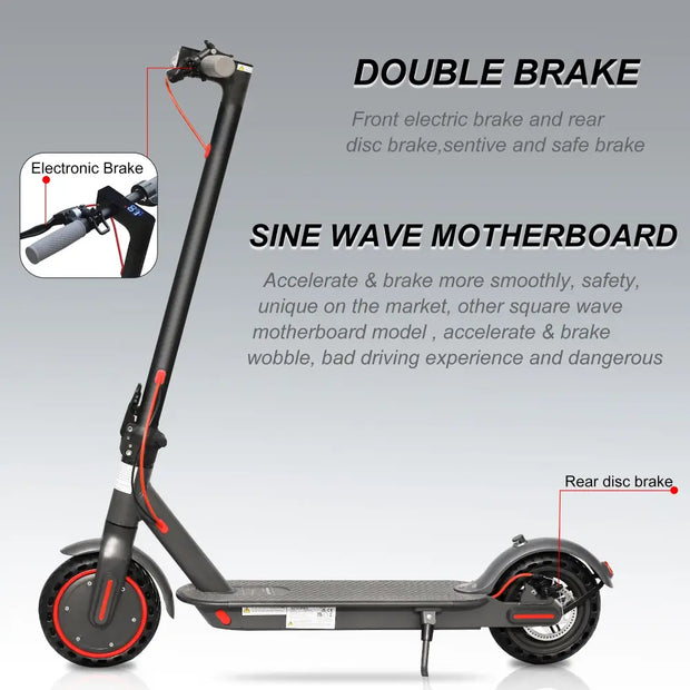 Juicease 35 KM Electric Kick Scooter 350 W For Adults - ES80 / france