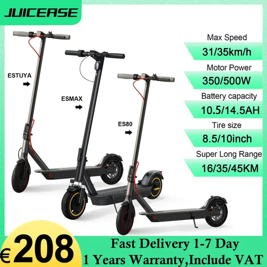 Juicease Electric Kick Scooter For Adult 350/500 W