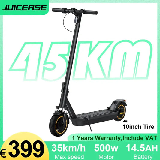 Juicease Fordable Mobility Electric Kick Scooters Max Speed 35 KM/H - ESMax