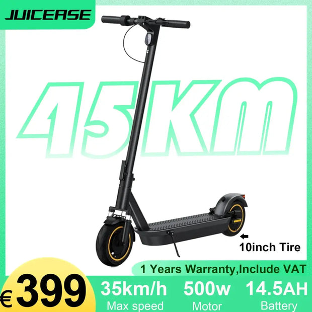 Juicease Fordable Mobility Electric Kick Scooters Max Speed 35 KM/H - ESMax