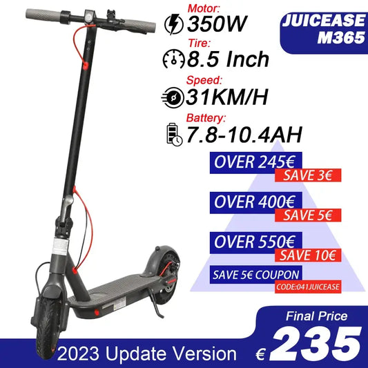 Juicease M 365 Portable Electric Scooter 31 KM/H 350 W