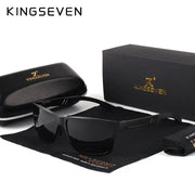 Kingseven Aluminum Square Frame Men/Women Polarized Sunglasses