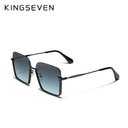 Kingseven Fashion Gradient Rectangle Lens Sunglasses