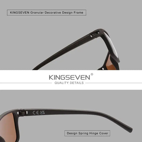 Kingseven New Women Driving Classic Square Frame Polarized Sunglasses