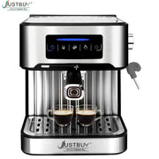 LCD Touch Espresso Coffee Machine Maker Semi-Automatic Pump With Cappuccino