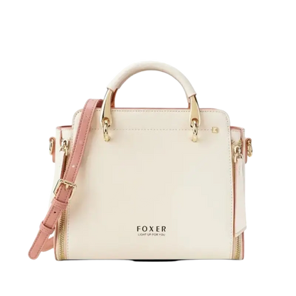 FOXER Women Crossbody Shoulder Bags Female Split Leather Handle Bags Large Capacity Handbags Stylish Cross-body Purse Chic Totes - laurichshop
