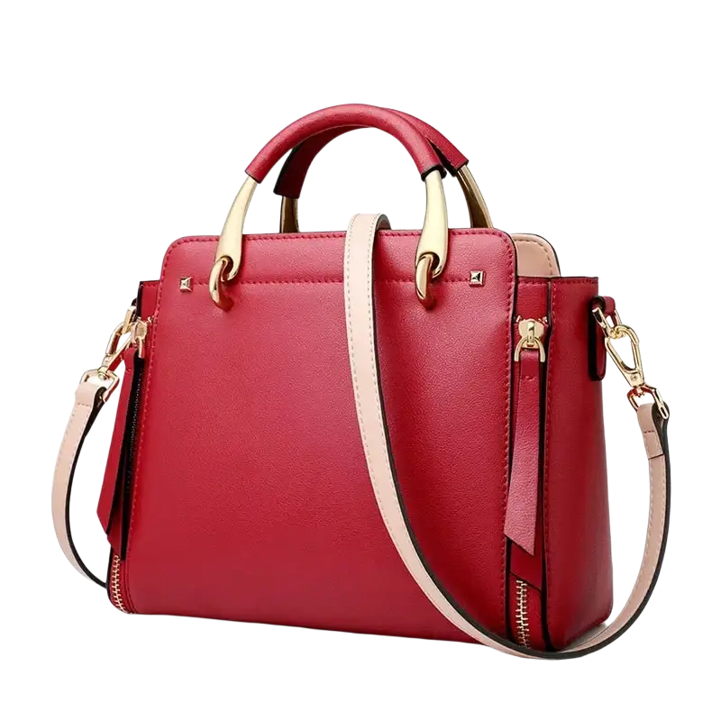 FOXER Women Crossbody Shoulder Bags Female Split Leather Handle Bags Large Capacity Handbags Stylish Cross-body Purse Chic Totes - laurichshop