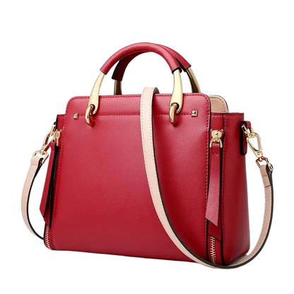 FOXER Women Crossbody Shoulder Bags Female Split Leather Handle Bags Large Capacity Handbags Stylish Cross-body Purse Chic Totes - laurichshop