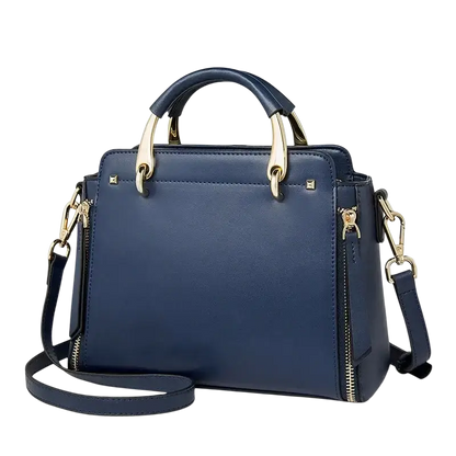 FOXER Women Crossbody Shoulder Bags Female Split Leather Handle Bags Large Capacity Handbags Stylish Cross-body Purse Chic Totes - laurichshop