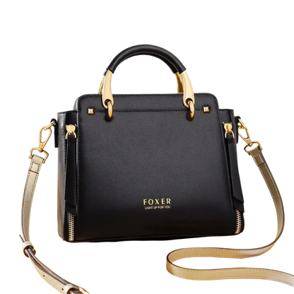 FOXER Women Crossbody Shoulder Bags Female Split Leather Handle Bags Large Capacity Handbags Stylish Cross-body Purse Chic Totes - laurichshop