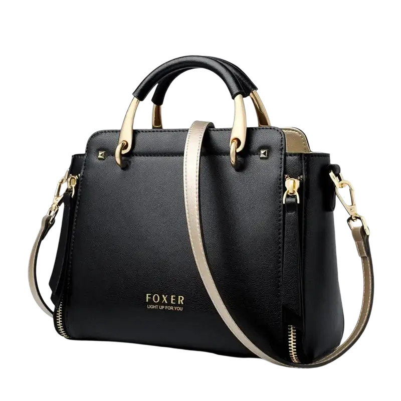 FOXER Women Crossbody Shoulder Bags Female Split Leather Handle Bags Large Capacity Handbags Stylish Cross-body Purse Chic Totes - laurichshop