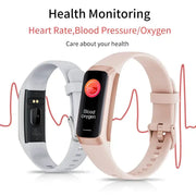 LIGE Amoled Heart Rate Blood Waterproof Smartwatch