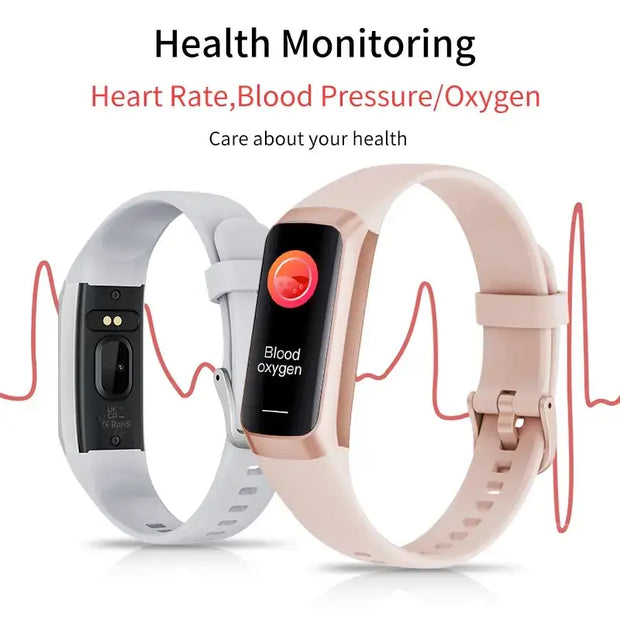 LIGE Amoled Heart Rate Blood Waterproof Smartwatch