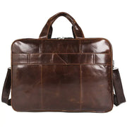 Male Large Capacity Travel Bag Multi-Functional 100% Real Leather Briefcase