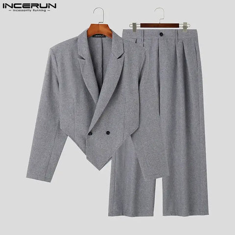 Mens Fashion Long Sleeved Suit Jackets